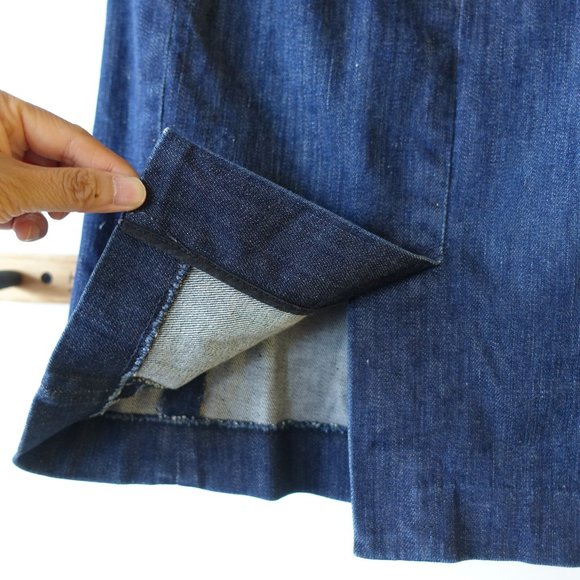 J. Crew Item 29996 Denim Pencil Skirt 4P 4 petite - Picture 6 of 9